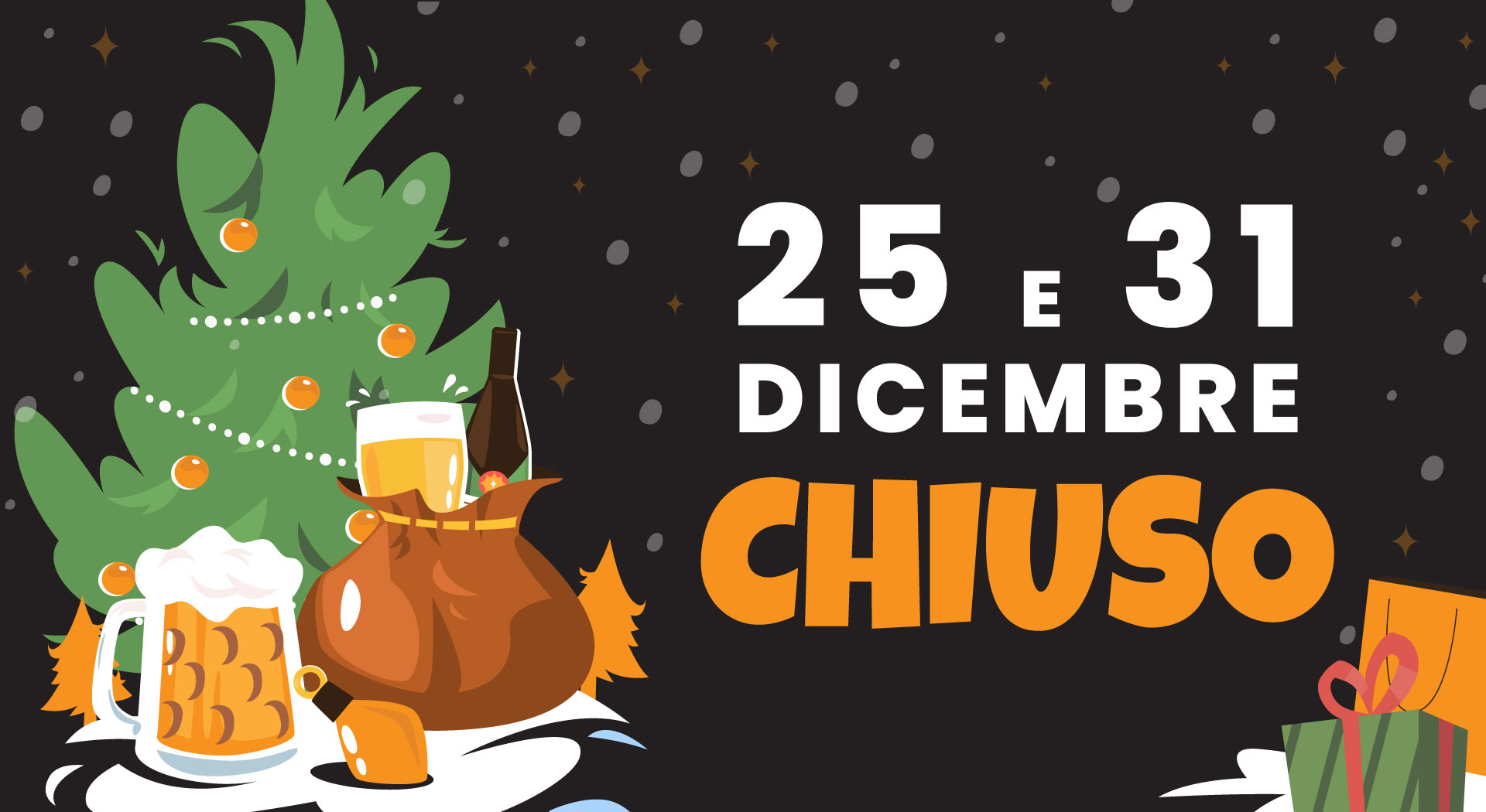 Chiusura Natale 2025