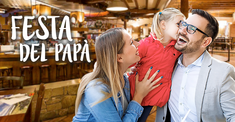 Cari papà, vi aspettiamo al Fuorirotta con i vostri figli per celebrare la festa del papà alla grande!